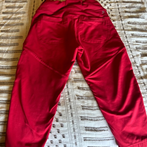 Bellalete softball pants Adult XS red with belt loops - Picture 2 of 2